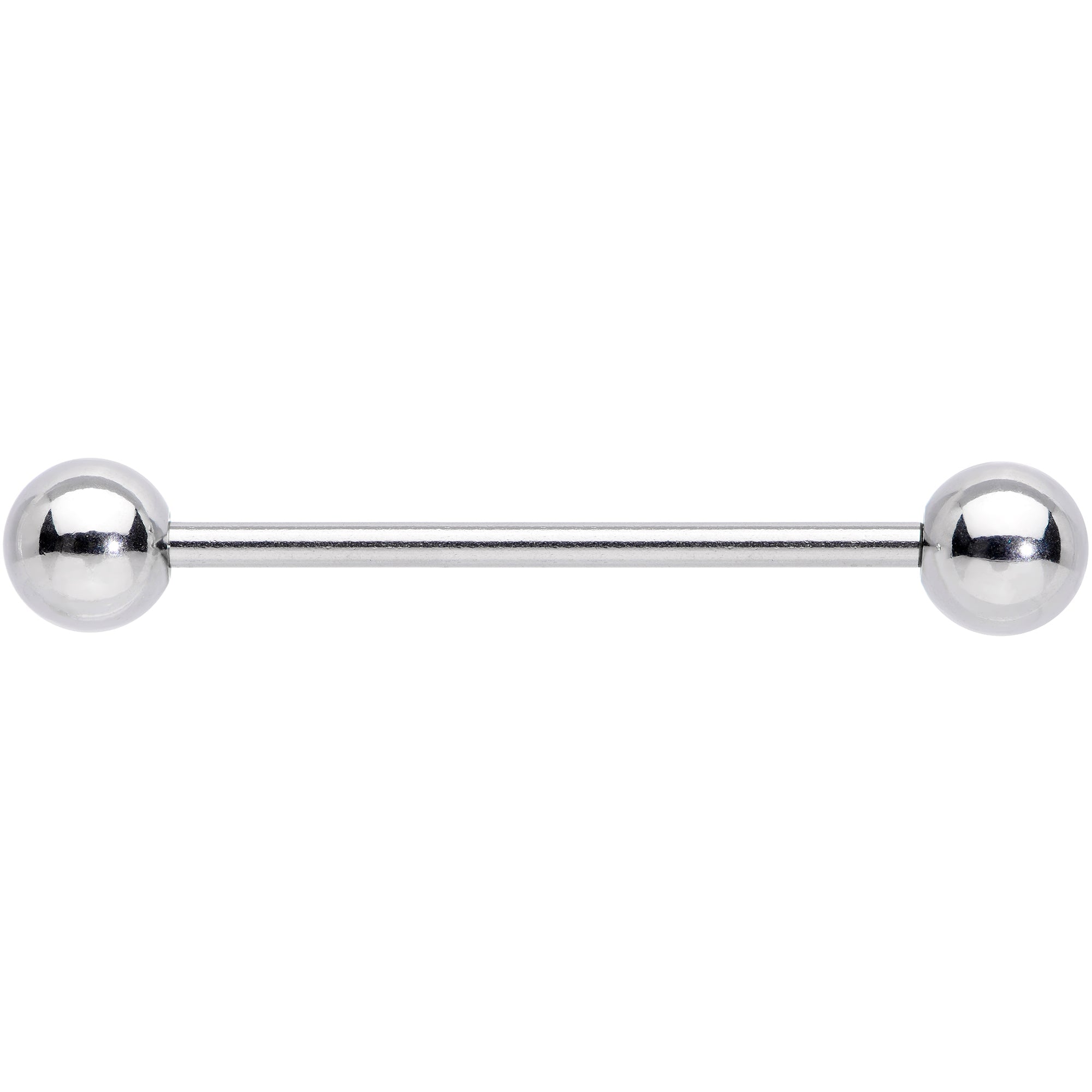 14G STEEL BARBELL Ring 1 inch 6mm