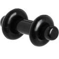 8G Black Acrylic Plug