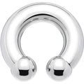 0G 5/8 Internally Threaded Horseshoe Circular Barbell
