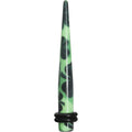 4G Green Acrylic Four Leaf Clover Field Taper