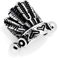 16G 1/2 Southwestern Feather Headdress Cuff Cartilage Earring