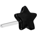 Implant Grade 23 Titanium Black Star Threadless Push In Top