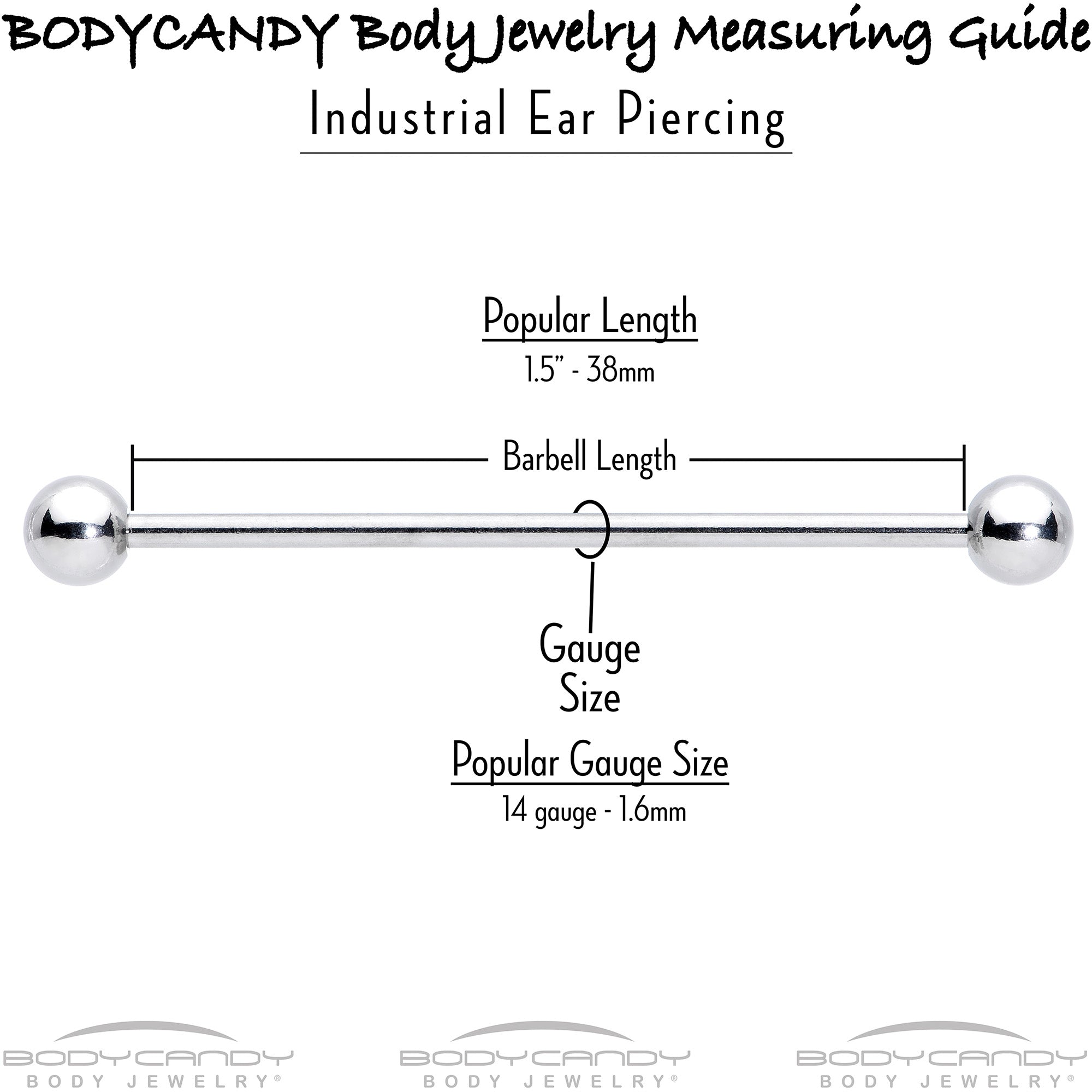 14G Aurora Gem Dragonfly Flying Industrial Barbell 38mm