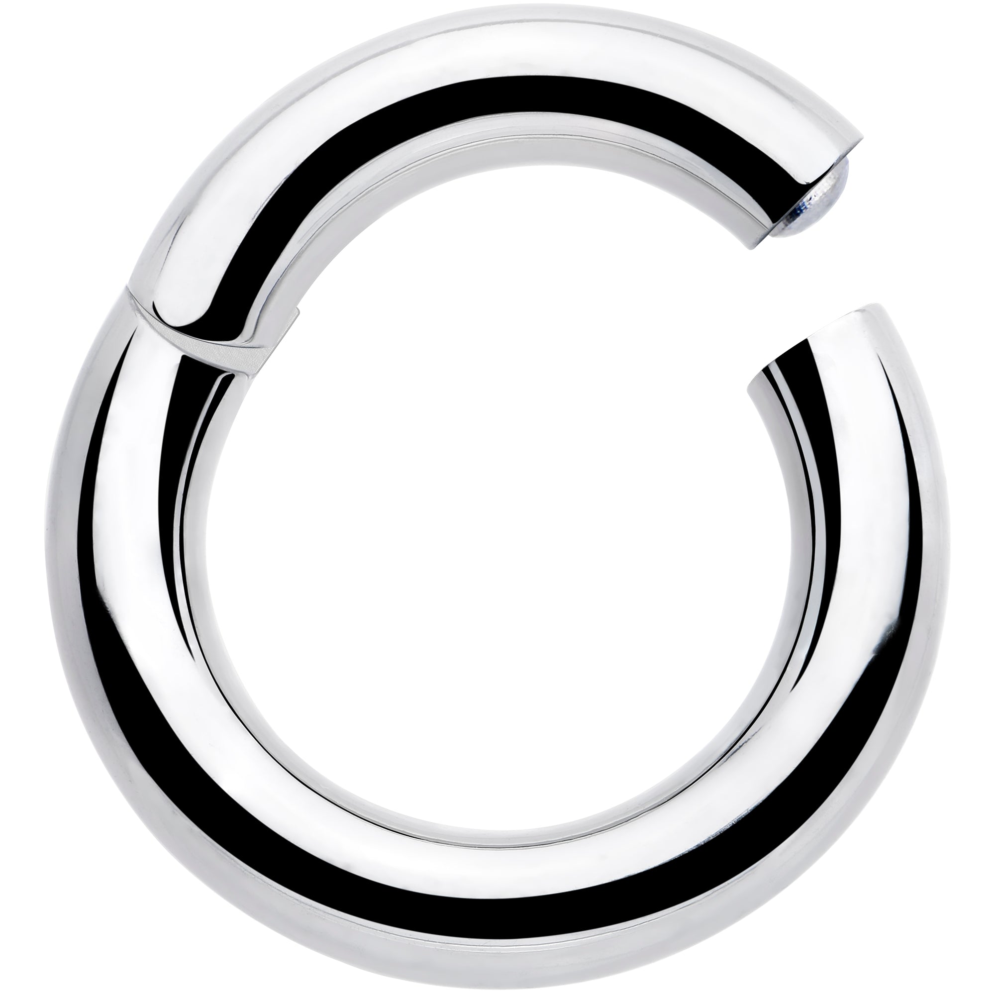 6G 9/16 316L Surgical Steel Precision Hinged Segment Hoop