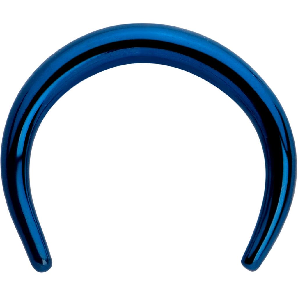 14G 5/16 Blue Pincher Crescent Taper