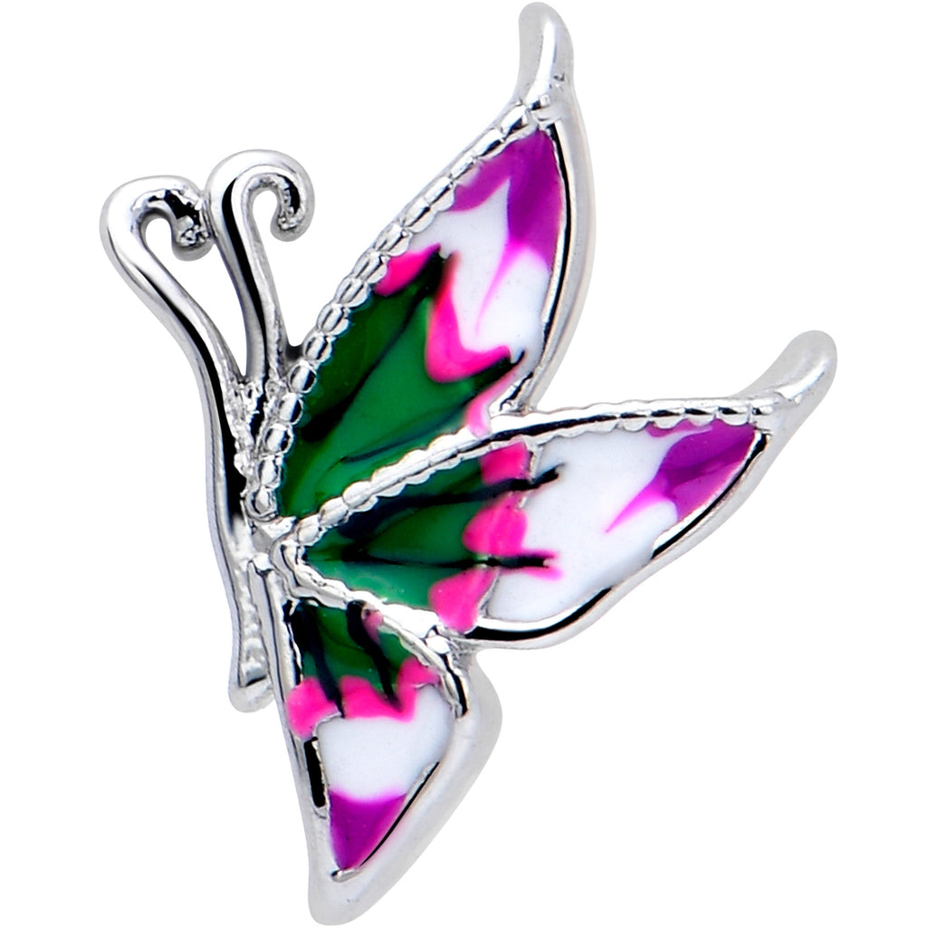 16G 5/16 Profile Butterfly Labret Monroe Tragus