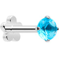 18G 5/16 CZ Implant Grade Titanium Reversible Threadless Flatback