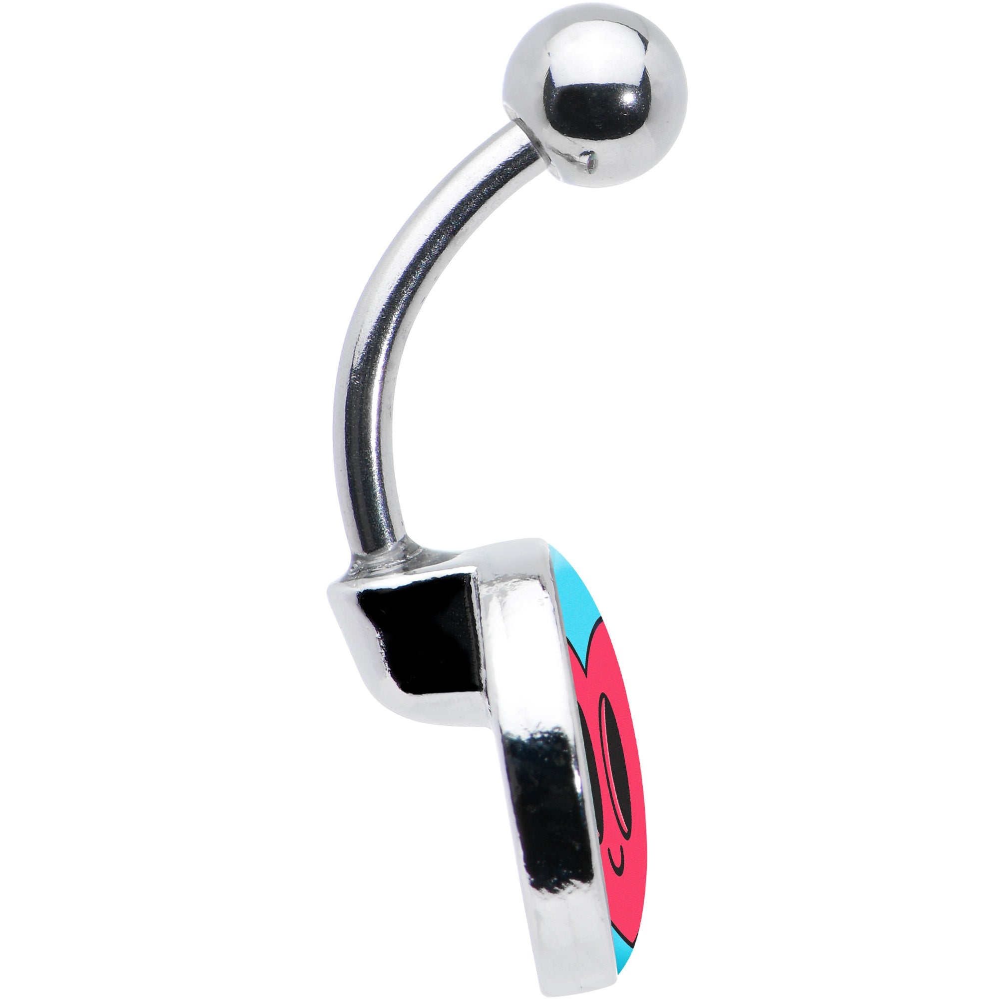 Bandaged Heartbreak Heart Belly Ring by Onyx O