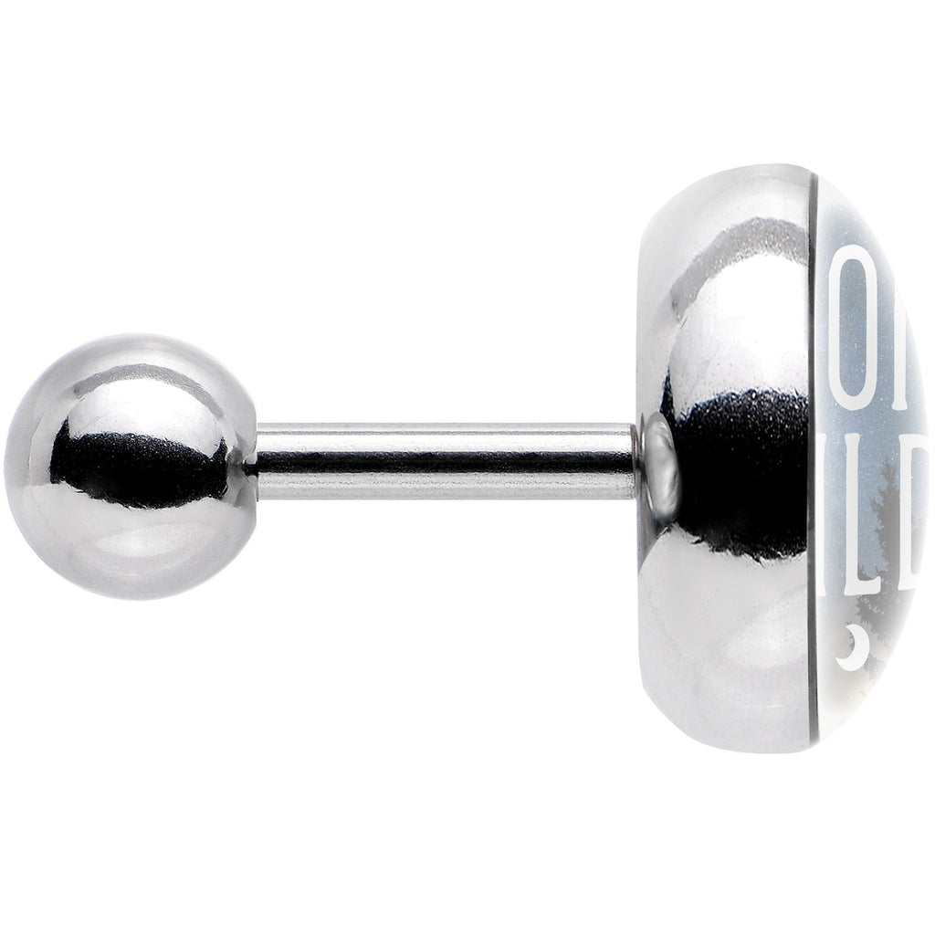 16G 1/4 Moon Child Tragus Cartilage Earring