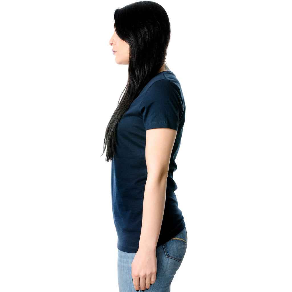 GRL PWR Black V-Neck Tee Shirt
