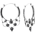 Victorian Decorative Twist Tunnel Plug Earrings