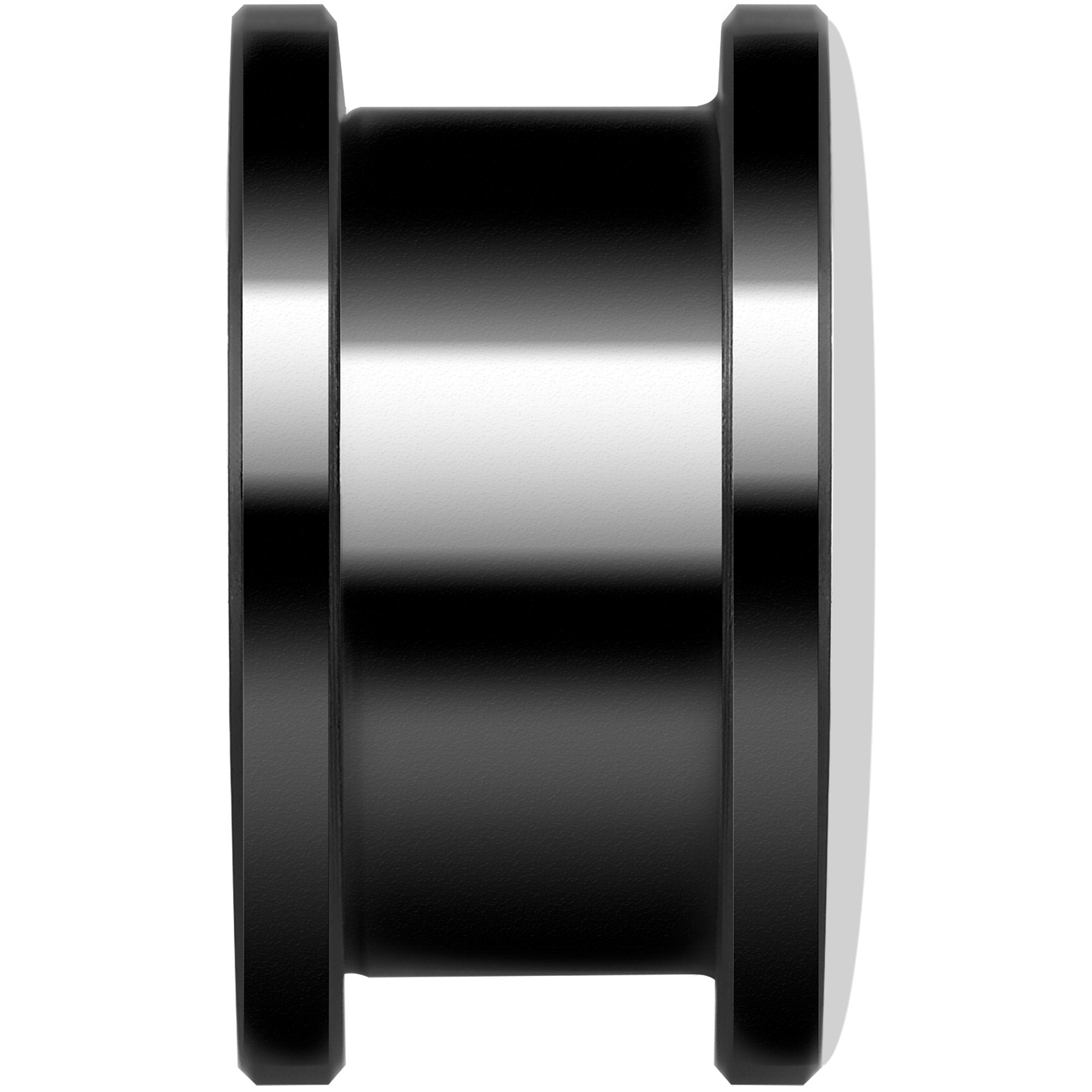 Full Color Tiger Eyes Black Anodized Screw Fit Plug Set 5/8